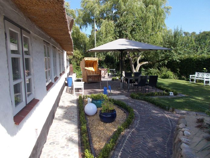 Blick zur südl. Terrasse