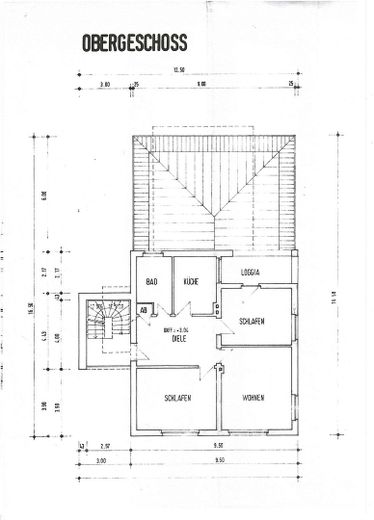Grundriss Obergeschoss