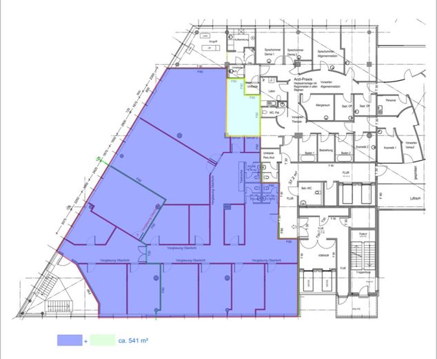 ATIK: Flexible Büroflächen von 254 m² bis 763 m² - sofort verfügbar – 3 OG - 541 m²