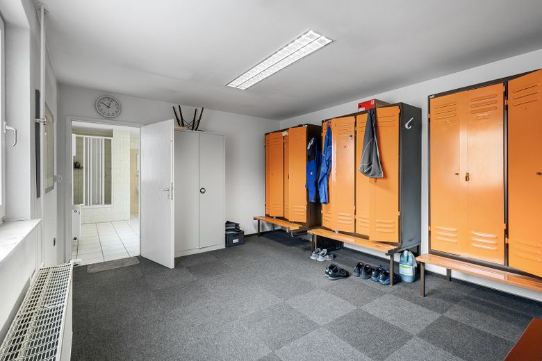 Umkleidebereich Mitarbeiter