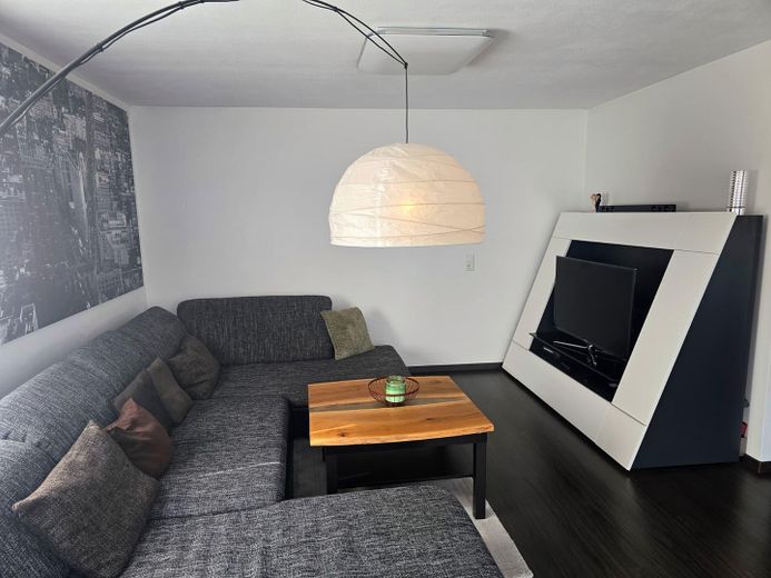 Modernisierte 3,5–4-Zimmer-Wohnung mit hochwertiger Ausstattung, Balkon & Stellplatz in ruhiger Lage – Wohnzimmer