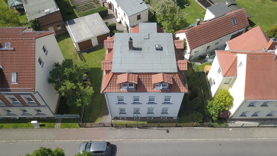 Luftbild Straßenansicht