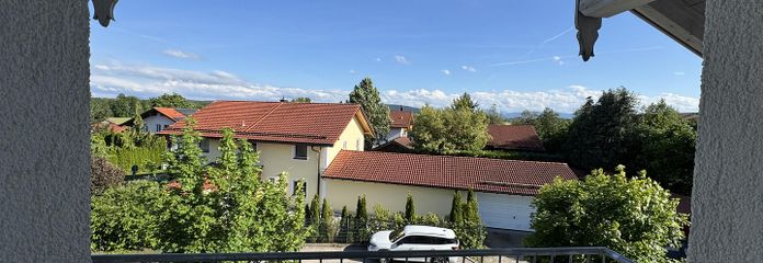 Ausblick vom Südbalkon