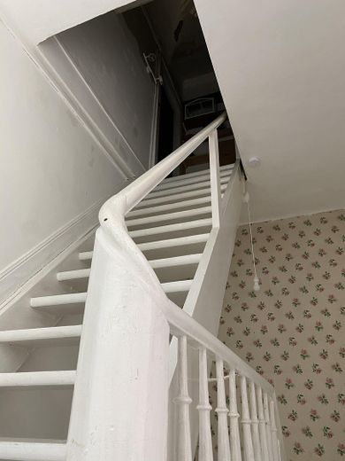 Treppe zum Dachboden