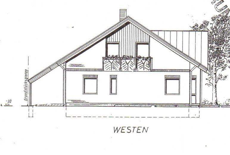 Ansicht von Westen