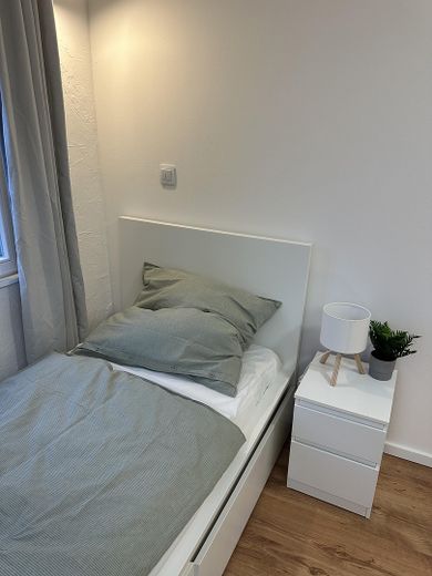 Nahaufnahme Bett