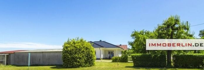IMMOBERLIN.DE - Muhteşem güneş bahçesine ve kiraya verilmiş araziye sahip modern bungalov