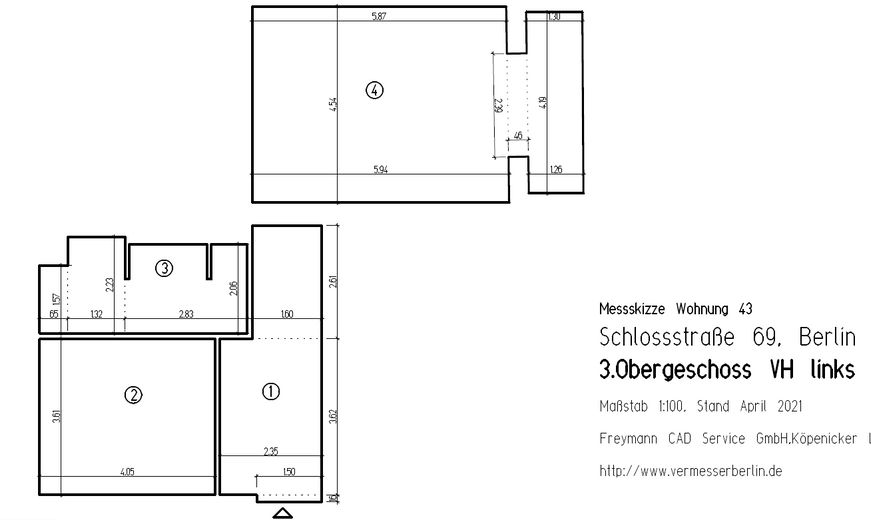 Kernsanierter Altbau mit Aufzug im 3. OG: 2 Zimmer, Designküche & Einbauschränke & Vorhänge nach Maß – Foto 7