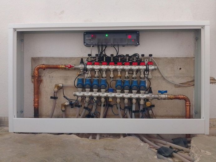 Heizkreisverteiler Dachgesch.