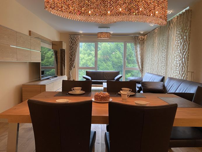 Premium condominium in a prime location in Baden-Baden – 4 rooms | 134.85 m² | immediately available – Wohn- und Essbereich