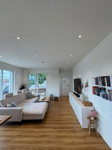 Exclusives 4,5 Zimmer Penthouse in ruhiger Lage in Schwanau - Ottenheim zu vermieten! – offenes Wohnzimmer