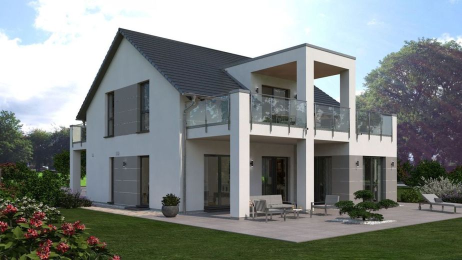 EINFAMILIENHAUS IM HAMPTON-STIL – Ansicht Eingang