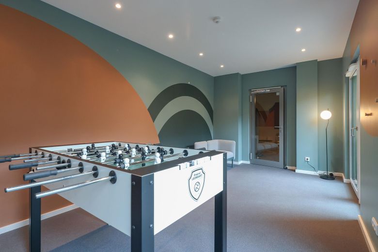 Schöne, vollmöblierte 1-Zimmer-Wohnung in Berlin-Oberschönweide zur Miete – Community Lounge