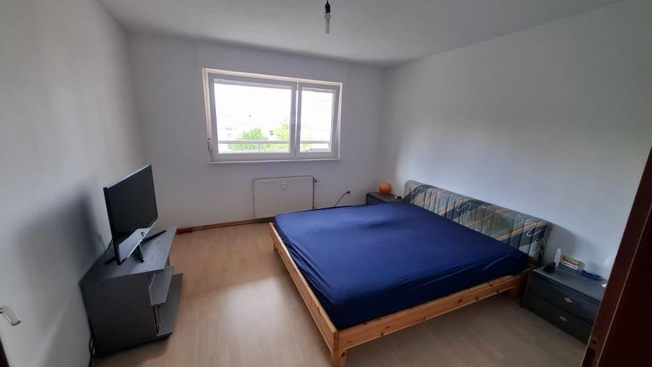 Jasne 3-pokojowe mieszkanie z widokiem na Turmberg w Karlsruhe-Durlach – Schlafzimmer 1