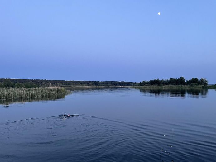abends am See