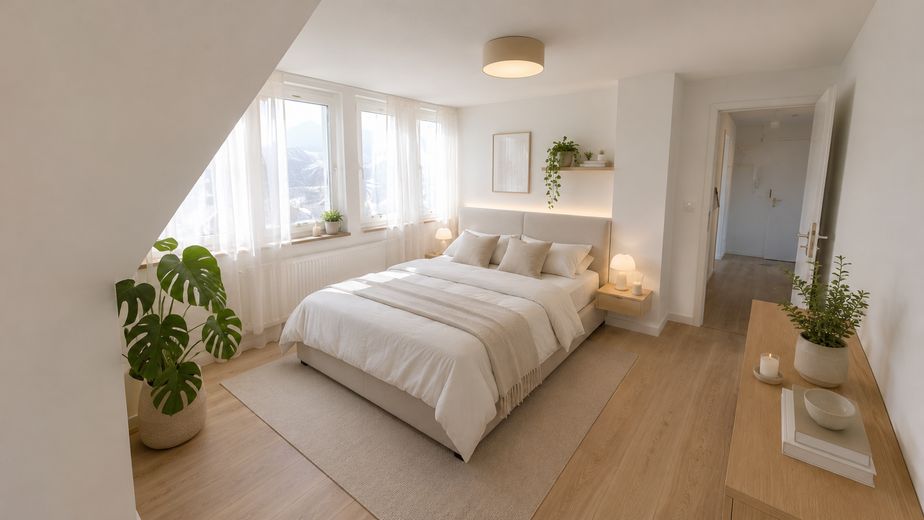 Apartamento reformado de 3 habitaciones en ático con cocina equipada en Steinfurth – Foto 4