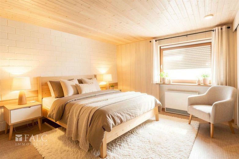 Reihenhaus mit PLUS für Platz – Schlafzimmer - (KI)