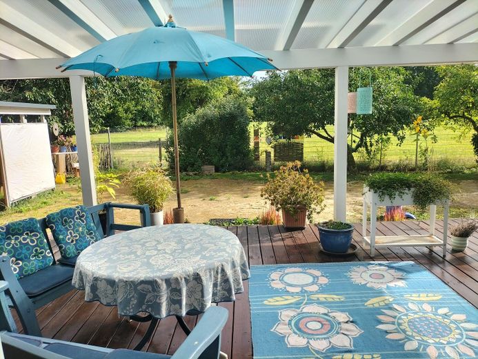 überdachte Terrasse