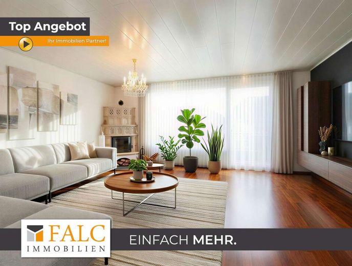 Mit Blick zu den Rebhängen am Heuchelberg - FALC Immobilien Heilbronn – So gemütlich