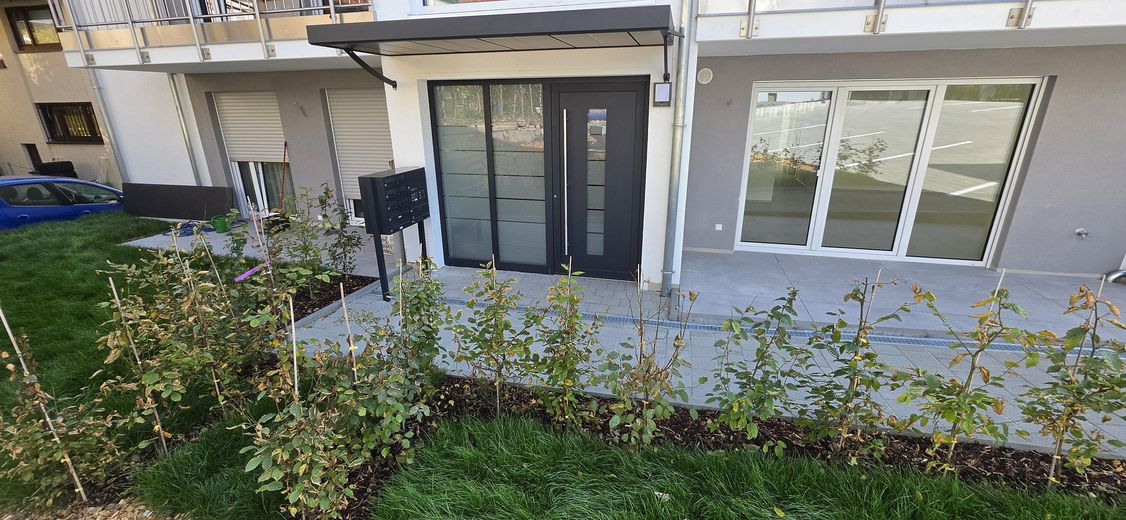 Ingersheim’de geniş, 4 odalı yeni daire – Hauszugang
