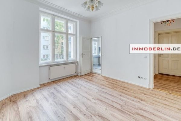 IMMOBERLIN.DE - Stylowe mieszkanie w zabytkowej kamienicy ze sztukaterią w spokojnej lokalizacji