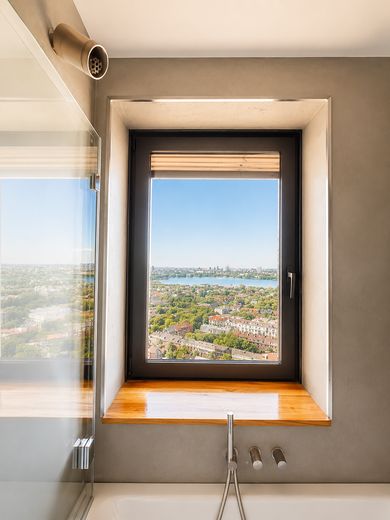 Fully furnished high-rise residence – 29th floor – panoramic views over Hamburg – Foto 9