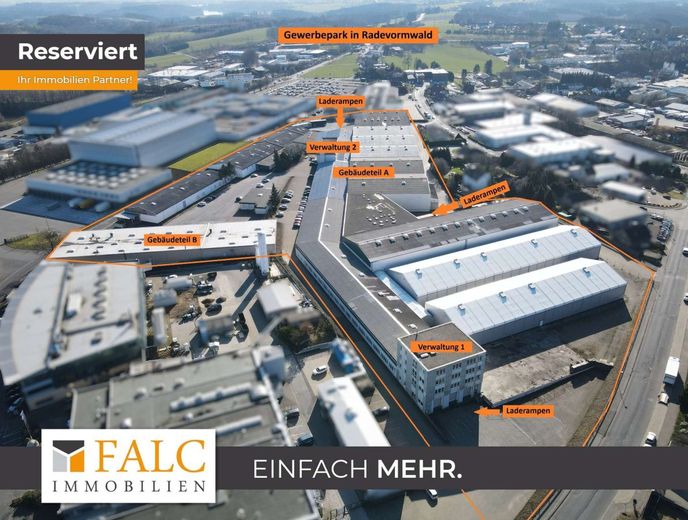 Gewerbeareal mit Logistikhallen, Gefahrgutlager und Entwicklungspotenzial – Gewerbepark