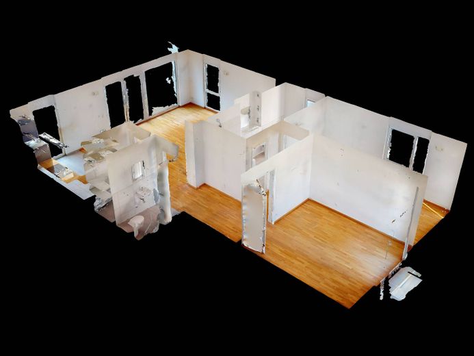 Ampio appartamento di 3 locali con cucina componibile e spaziosa terrazza panoramica nel quartiere FRANKLIN – 3D-Ansicht Grundriss
