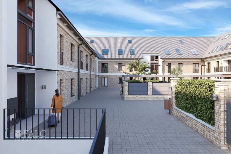 Hier oben beginnt Entspannung - moderne Dachwohnung mit Galerie – Hofansicht 3
