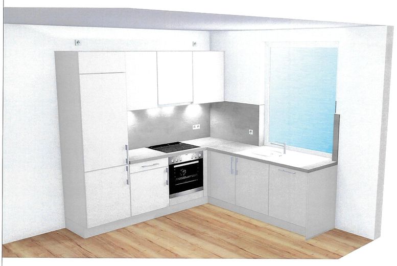 Visualisierung Küche Wohnung 5