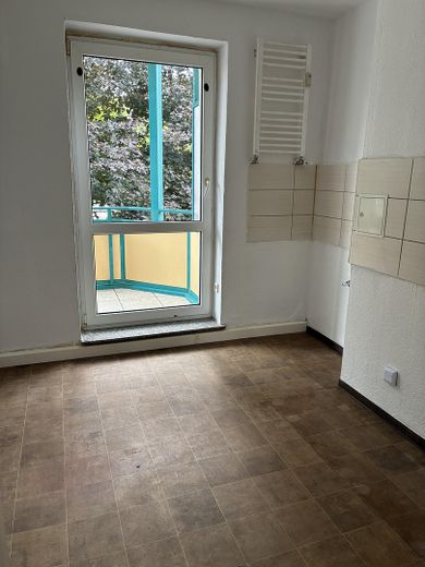 Küche mit Fliesennspiegel