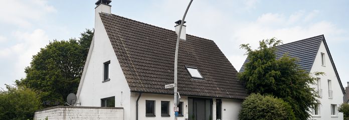 Frontansicht des Hauses 