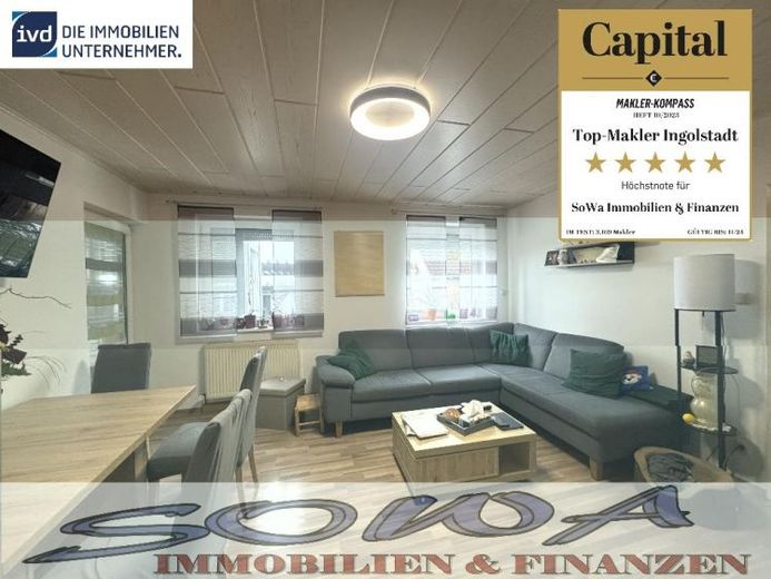 Well-designed 3-room ground floor apartment with garden and garage in Neuburg - A property from your real estate partner SOWA Immobilien und Finanzen – Photo 1