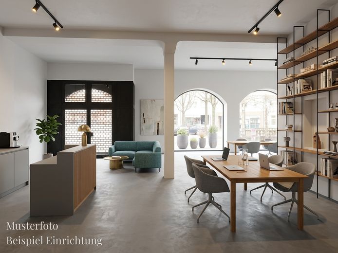 🚀 Ihr neues Gewerbe mit Charakter: Hohe Decken, riesige Schaufenster & maximale Flexibilität! – Musterfoto Innen Beispiel