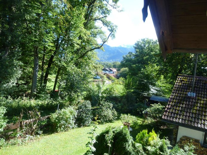Sommerblick v. Balkon