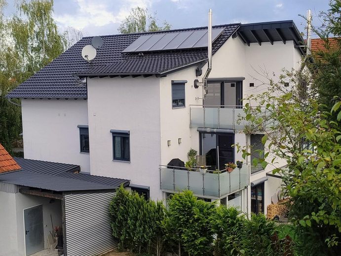Wonen als in een penthouse: galerij, open haard en enorme leefruimte – Foto 28