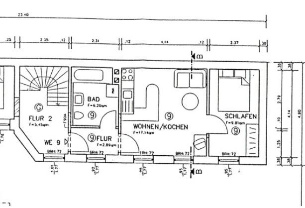 Grundriss WE 9