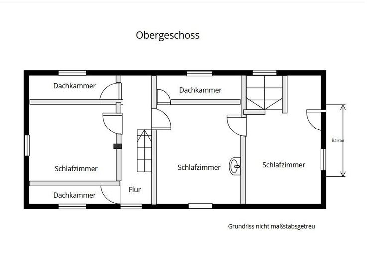 Grundriss Obergeschoss