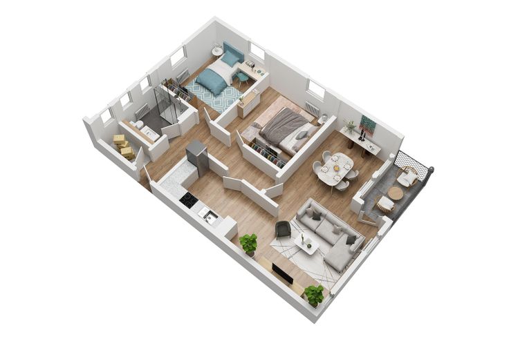 3D-Grundriss
