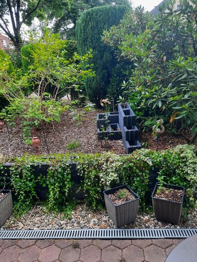 2,5 locali, vicino al bosco e alla Ruhr, terrazza di 14 m², bagno: vasca + doccia separata, pavimenti in parquet di legno massello – Vorgarten