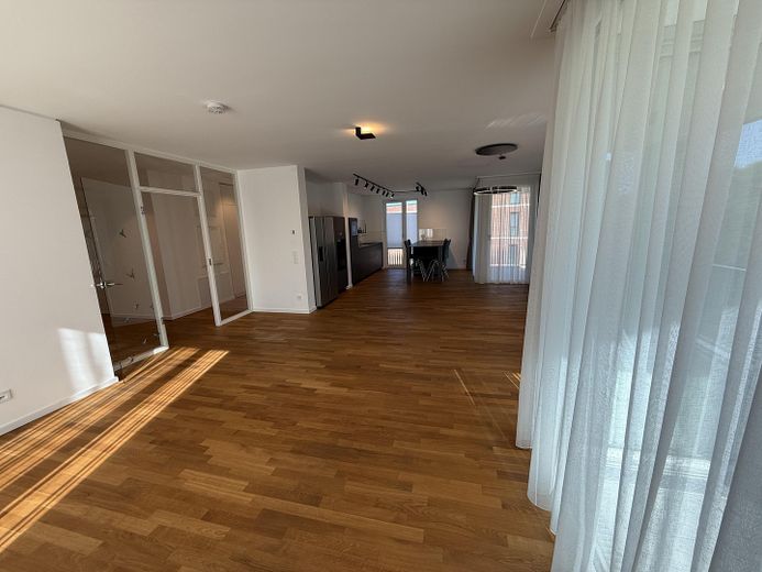 Exklusives Penthouse in der Wasserstadt Hannover-Limmer mit Blick ins Grüne / Keine Maklergebühren – Wohnzimmer