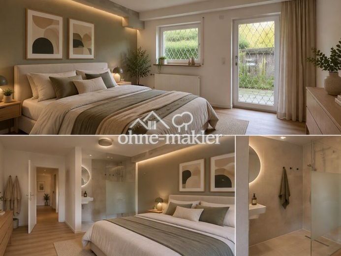 Einziehen & Wohlfühlen: Erstbezug nach Renovierung 2-Zi-Gartengeschosswohnung mit Terrasse & Sauna – Foto 1