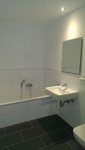 Barrierefreie Wohnung im Passivhaus – Bad