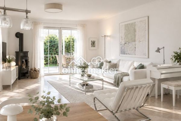 Quiet 3/4-room garden maisonette (85 sqm living area + 60 sqm usable area + 150 sqm garden), private entrance, PRIME LOCATION Waldtrudering