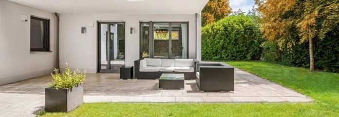 Terassenansicht Illustration 