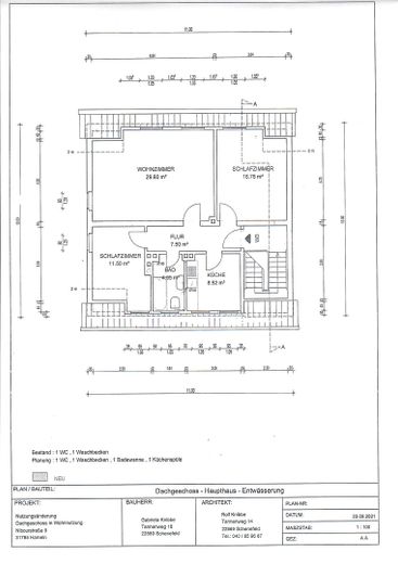 Lichtdurchflutete charmante 3 Zi-DG-Whg. renoviert-in bester grüner Lage - – Grundriss
