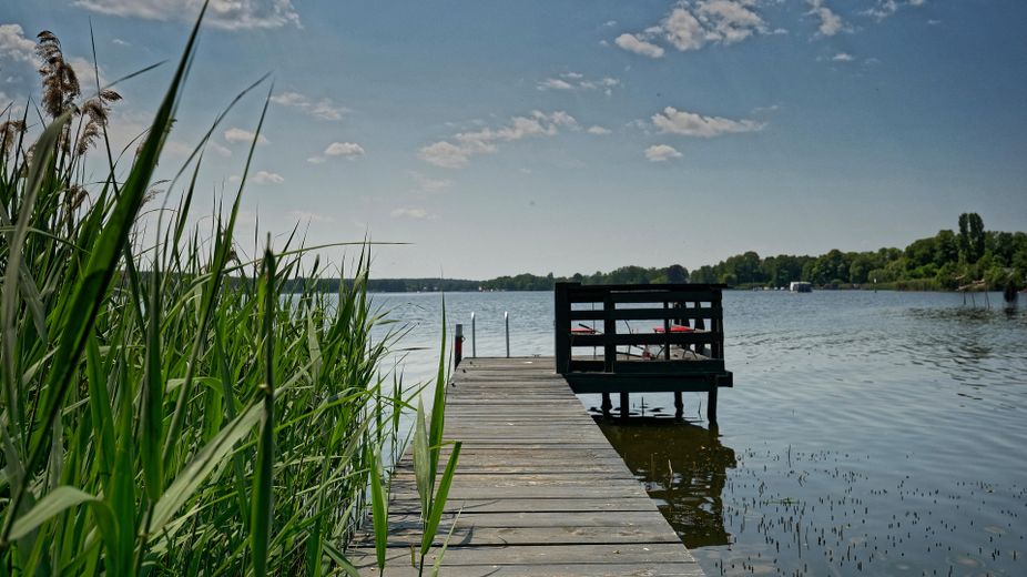 Traumhaus direkt am See mit eigenem Steg in der Natur – privater Steg