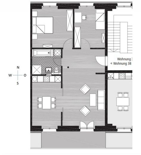 Piso de 3 habitaciones con balcón y amplio sótano, incluida plaza de aparcamiento – Foto 13