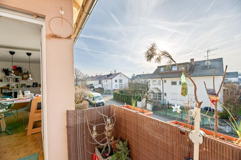 großzügiger Balkon