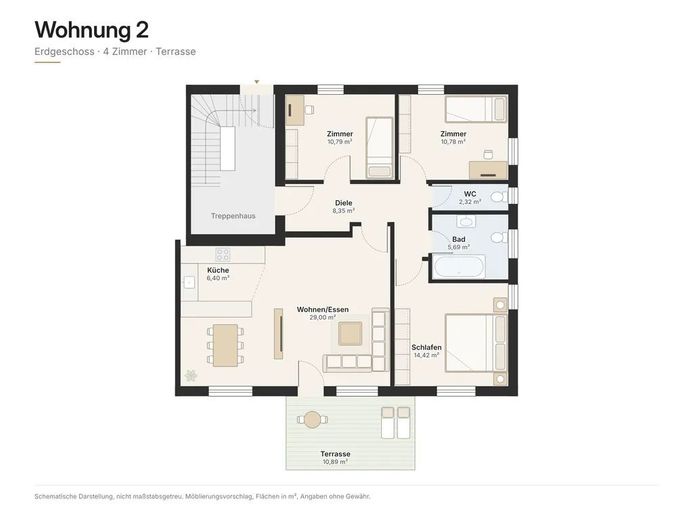 Neubau-Erstbezug: 4-Zimmer-Wohnung Nürnberg-Eibach – Foto 2